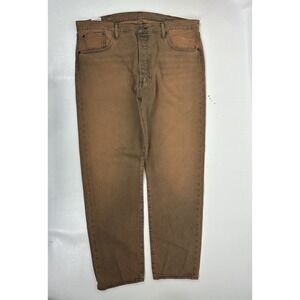 Levi's 501 CT Jeans Mens 40x32 Orange Wash Button Fly Custom Tapered High Rise